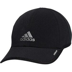Men's Black/silver Reflective/super Lite Hat Running Cap